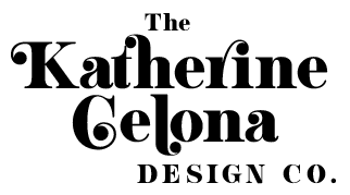 the Katherine Celona Design Co. mobile logo